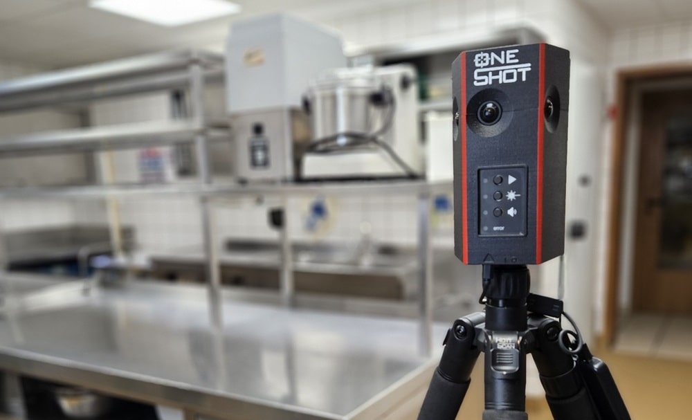 OneShot roomscanner in kitchen